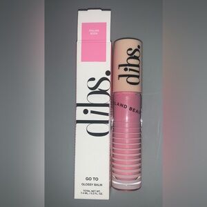 NEW IN BOX. DIBS Beauty Go To Glossy Balm in the shade Italian Soda.